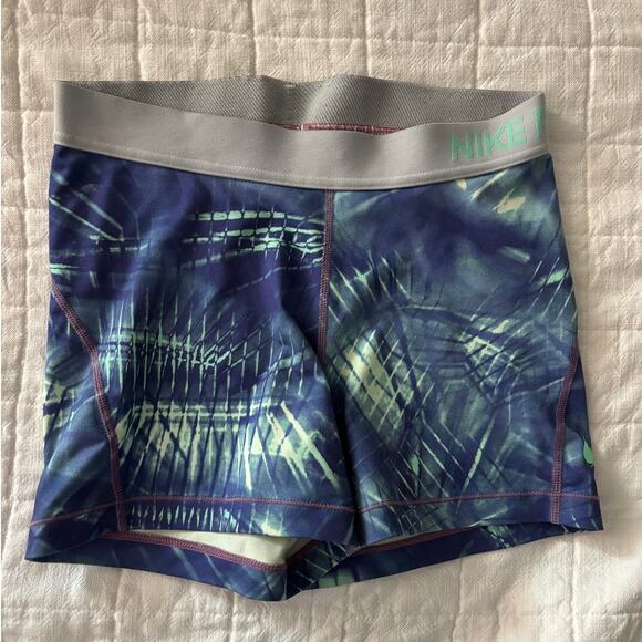 Three Pairs of‎ Nike Dri-Fit Spandex, Funky Blue, Size Medium - Picture 4 of 6